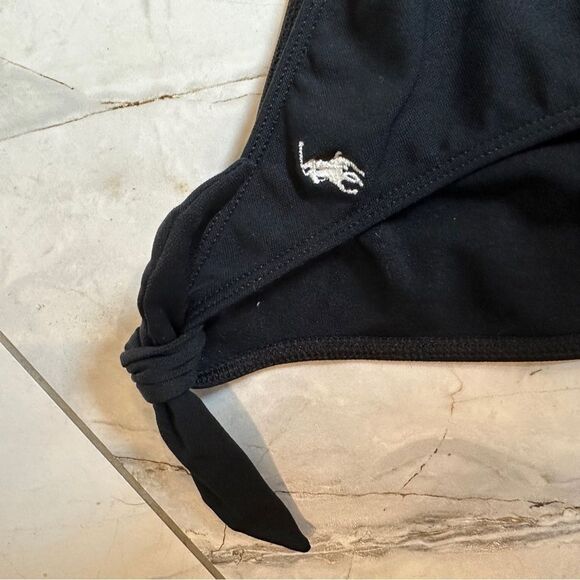 Ralph Lauren | 12 | Black Swim Bottom faux tie bottom swim suit - Picture 2 of 5